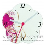 25 Relógios De Parede Modelo Flor + Lente Protetora Para Personalizar